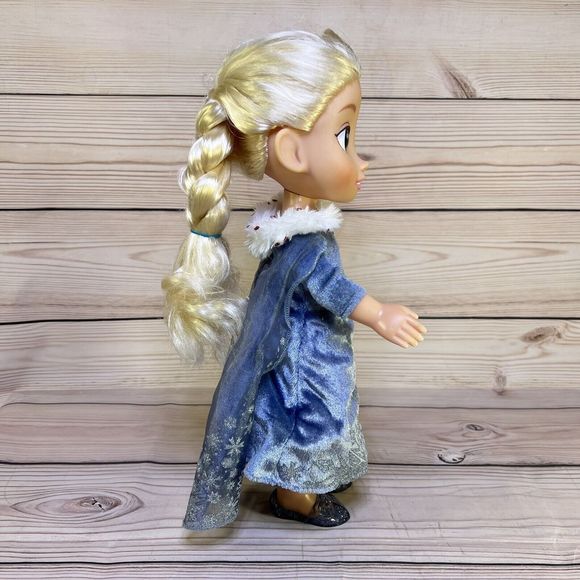 Disney Princess Frozen Elsa Toddler Doll 13” Glitter Dress Lights & Sounds Works - Picture 4 of 12
